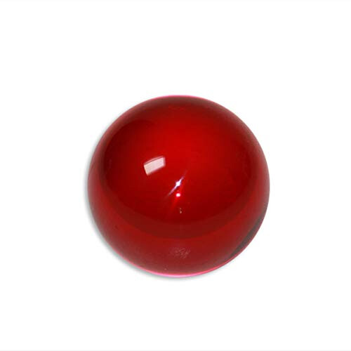 DSJUGGLING RUBY RED ACRYLIC CONTACO BALUGA BALL - 76mm (3 polegadas) 1