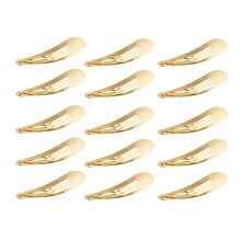 Motanar 50 Clip per Capelli a Scatto per Bambine e Donne, 50 mm (Oro)