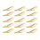 Motanar 50 Clip per Capelli a Scatto per Bambine e Donne, 50 mm (Oro) 1