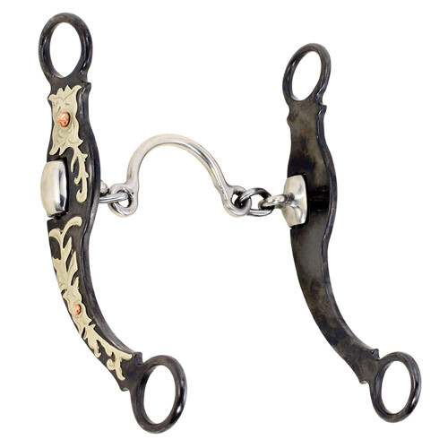 HILASON Sweet Iron Ported Chain Bit Pavan 71/2
