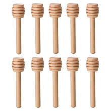 Lassum 10 stycken 3 tum tr honung dippare pinnar mini honung dipper pinne fr honung burk dispense dropphg honung