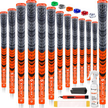 SAPLIZE Multi Compound Golf Grips Deluxe Kit (13 Griffe mit L  sungsmittel Ki