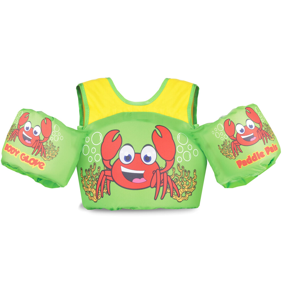 Body Glove Paddle Pals Learn to Swim Life Jacket (Crab)
