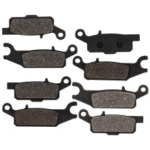 NICHE Remblokkenset voor Yamaha Grizzly 700 550 3B4-W0045-00 3B4-W0045-10 Voor Achter Semi-Metallic