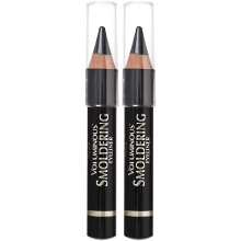 L'Oreal Paris Voluminous Smoldering Eyeliner Zwart 0,056 Oz 2 stuks