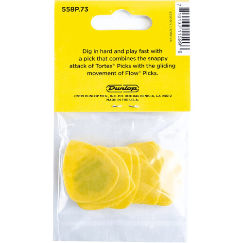 Dunlop Jim Dunlop Tortex Flow Standard .73mm Gitarrplektrum (558P.73) 2