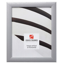 Craig Frames Contemporary Picture Frame 8.5 x 11 Inch Brushed Silver