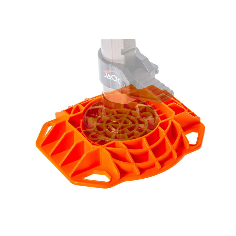 Base de cric ARB 10100111 Capacit    de charge de 15   400 lb Base de cric hydraulique robuste en poly   thyl   ne haute densit        profil bas