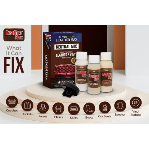 Leather Max Quick Blend Refinish and Repair Kit  Restore Couches  Reco 2