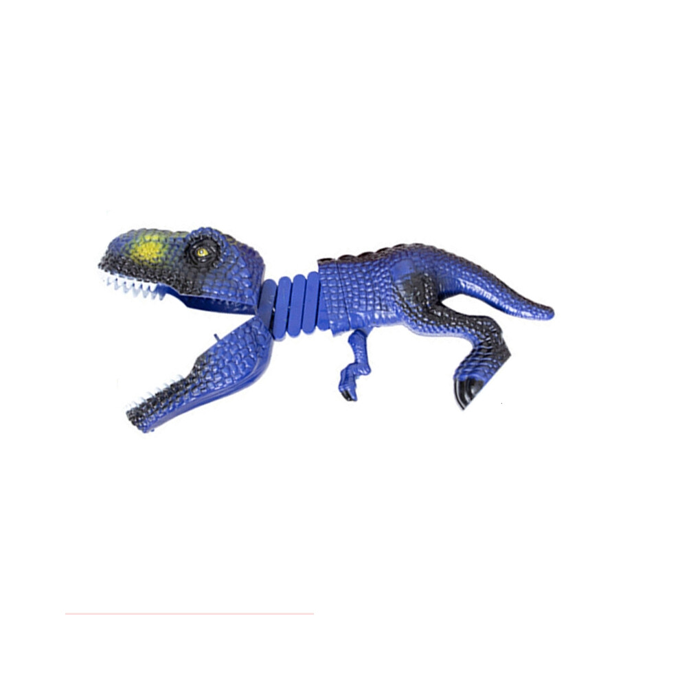 (blue) Hungry Dinosaur Grabber Toys Animal Claw Chomper Toy Dinosaur Bite Game Snapper Dino Toys Parent-child Interactive Novelty Toys