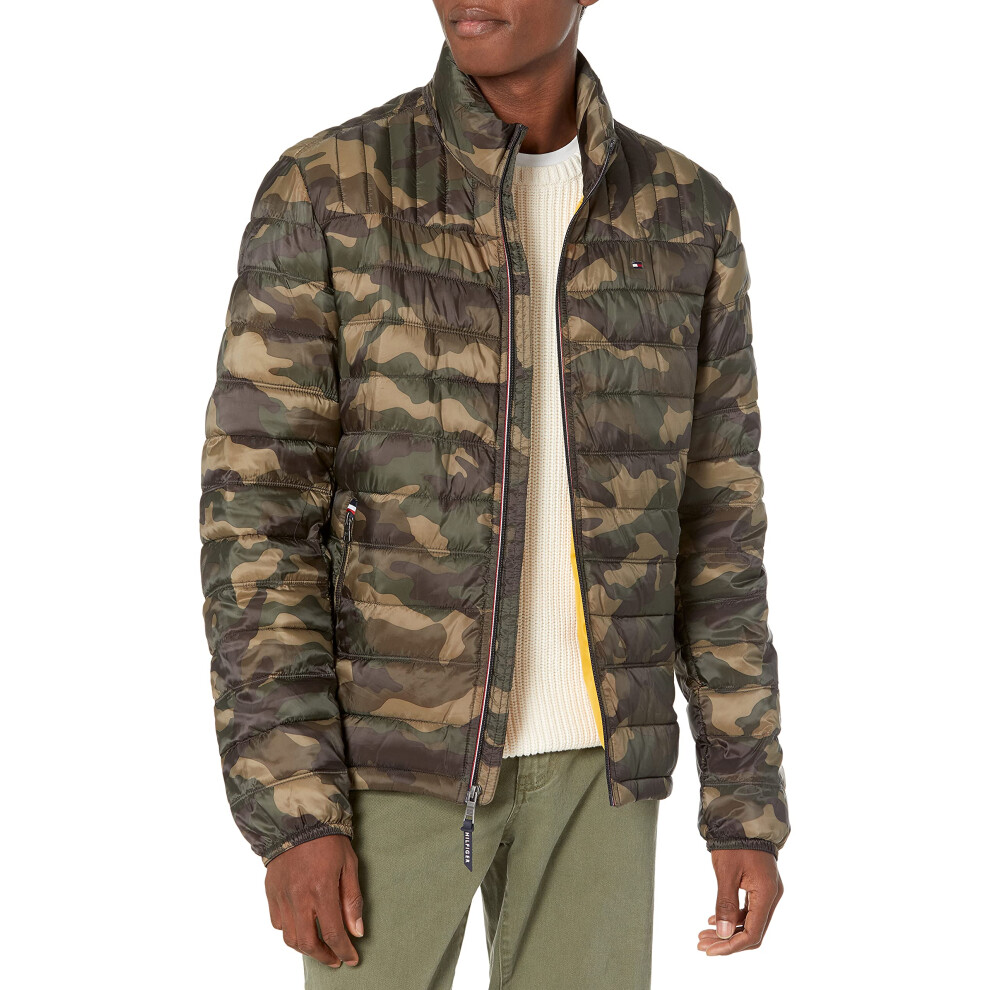 Tommy Hilfiger Men's Ultra Loft Lightweight Packable Puffer Jacket (St
