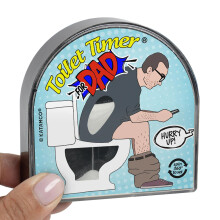 Katamco Toilettentimer (Papa), lustiges Geschenk fr Mnner, Ehemann, Vater, Geburtstag, Weihnachten, Strumpffller. Wie auf Shark Tank zu sehen.