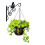 4Pack - Corrente de 24 Polegadas com 4 Ganchos para Plantas, Alimentadores de Pássaros e Lanternas (Prata) 4