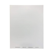 Verpakking van 20 geperforeerde naamplaatjes: formaat 8"""" x 2"""".