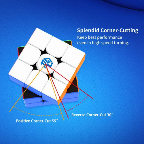 GAN 356 R S 3x3 Speed Cube Gans 356RS Magic Cube Non-Magnetic Stickerless 2