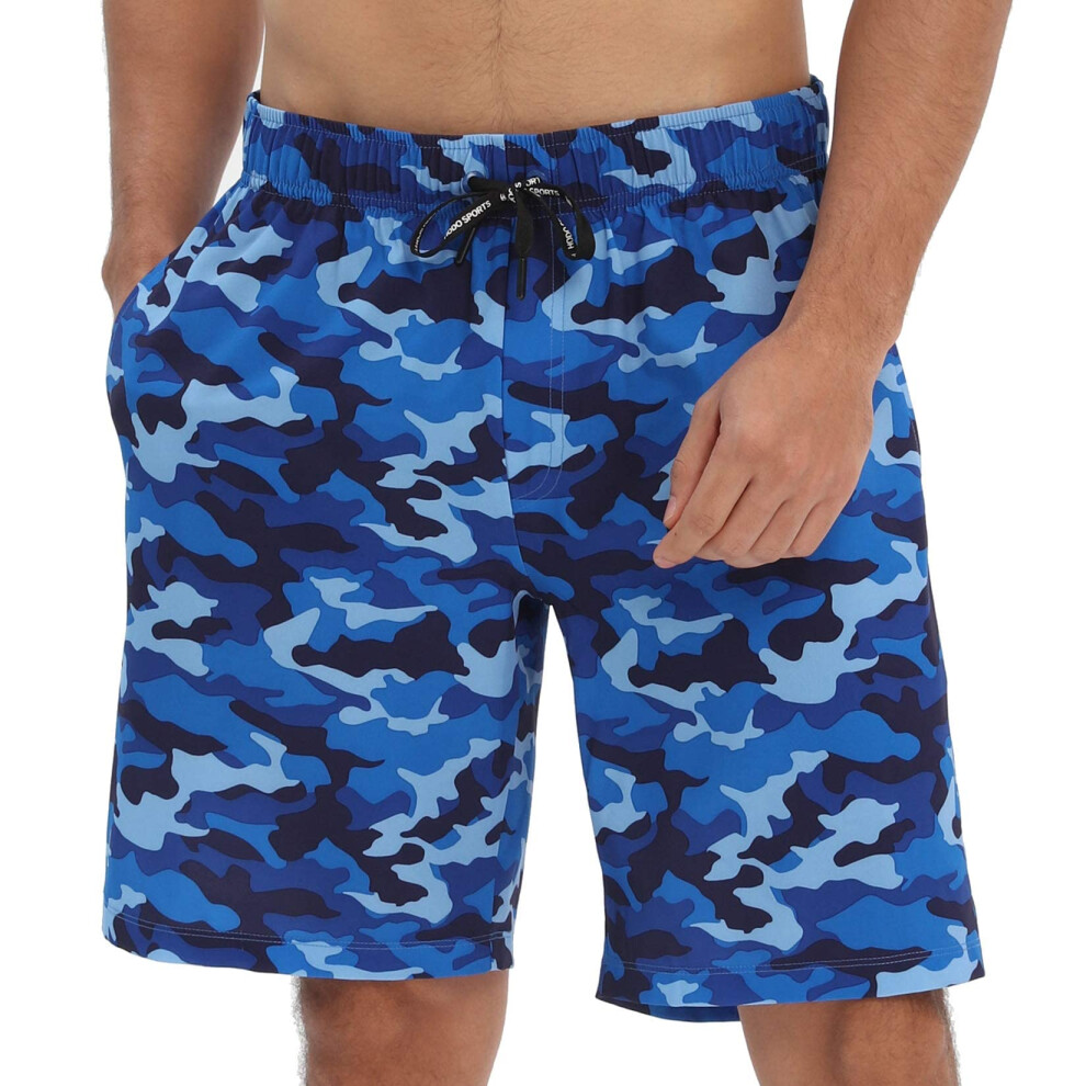 Maillot de bain pour homme HOdo 9 shorts de bain     s   chage rapide Maillot de bain Camouflage bleu