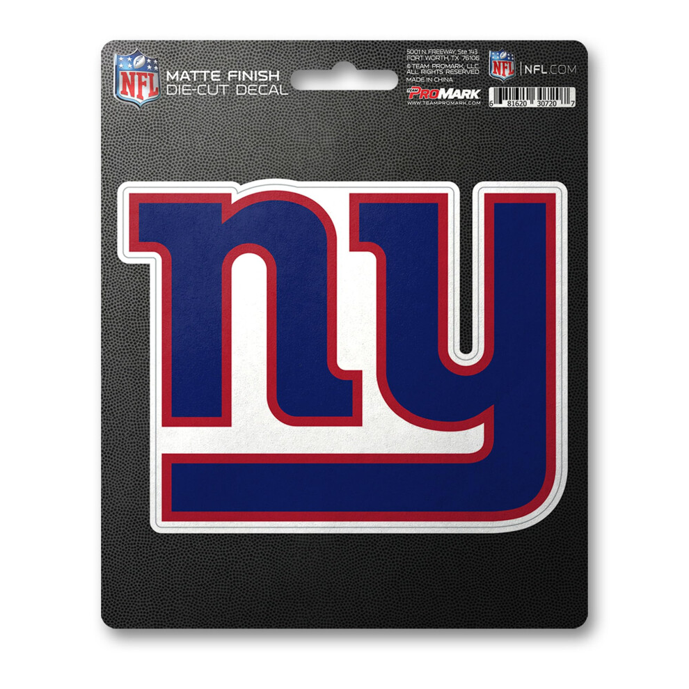 Fanmats 61232 New York Giants Matte Decal Sticker 681620307207