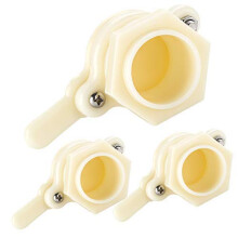 Hunterbee 3/5/10 pcs Honningportventil til 5 gallon spandbi bikub give til honning spandventiler honningekstraktor Bucket Gate Honey Bottling Gat
