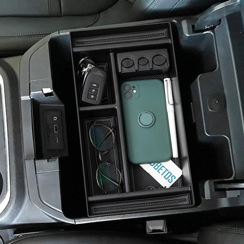 Edbetos Center Console Organizer Tray Compatible With Chevy Silverado 714367706528