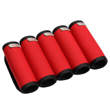 Gowraps Neoprene Bagage Handle Wraps fr att resa ljusa frgbagage -taggar | Hantera omslag | Hantera omslag (rd)