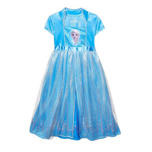 Disney Flicka' Frozen Fantasy Klänning Nattlinne, FANTASY ELSA, 4T