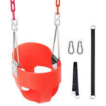 Altalena per bambini piccoli KINSPORY Altalena per bambini da esterno con schienale alto e resistente