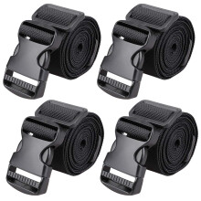 MAGARROW 65"""" 1,5"""" Utility Straps mit Schnalle, verstellbar, 4er-Pack (Schwarz (4 Stck))