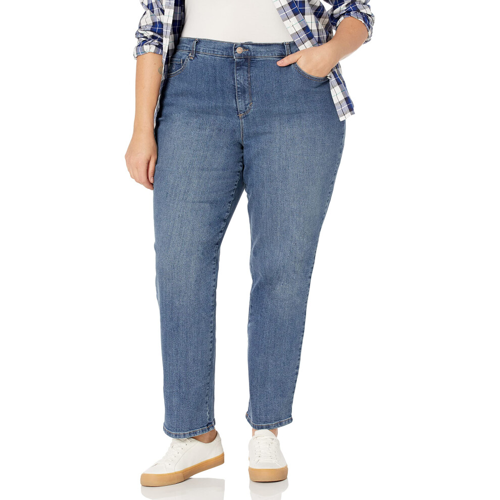 Jean fusel    taille haute Amanda classique pour femme de Gloria Vanderbilt, Hartford - Whis, 10 Petite US