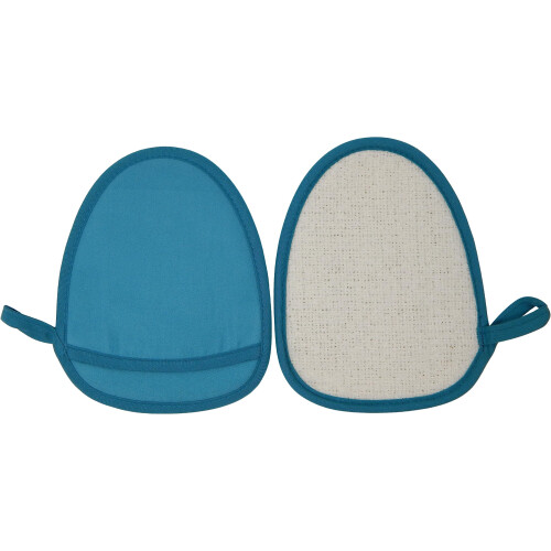 Norwex Peeling-Gesichtshandschuh - Blaugr  n 1