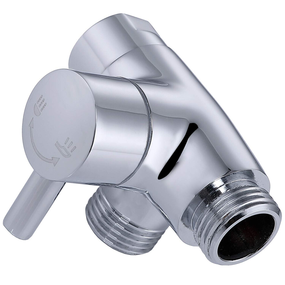 G-Promise Solid Metal Shower Arm Diverter For Hand Held Showerhead And 631089411113