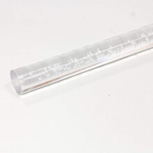 Ακρυλικός Ράβδοι Lucite - 3/4"(19mm) x 11 .8125" (300mm) (Φούσκες) - Μία Ράβδος