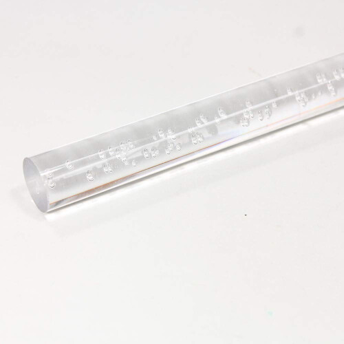 Ακρυλικός Ράβδοι Lucite - 3/4"(19mm) x 11 .8125" (300mm) (Φούσκες) - Μία Ράβδος