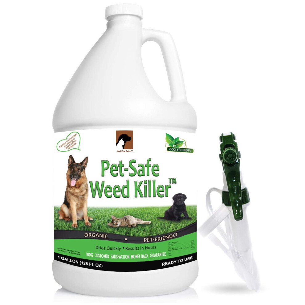 Just For Pets Weed Killer Spray (128 oz gallon) NO glyphosate