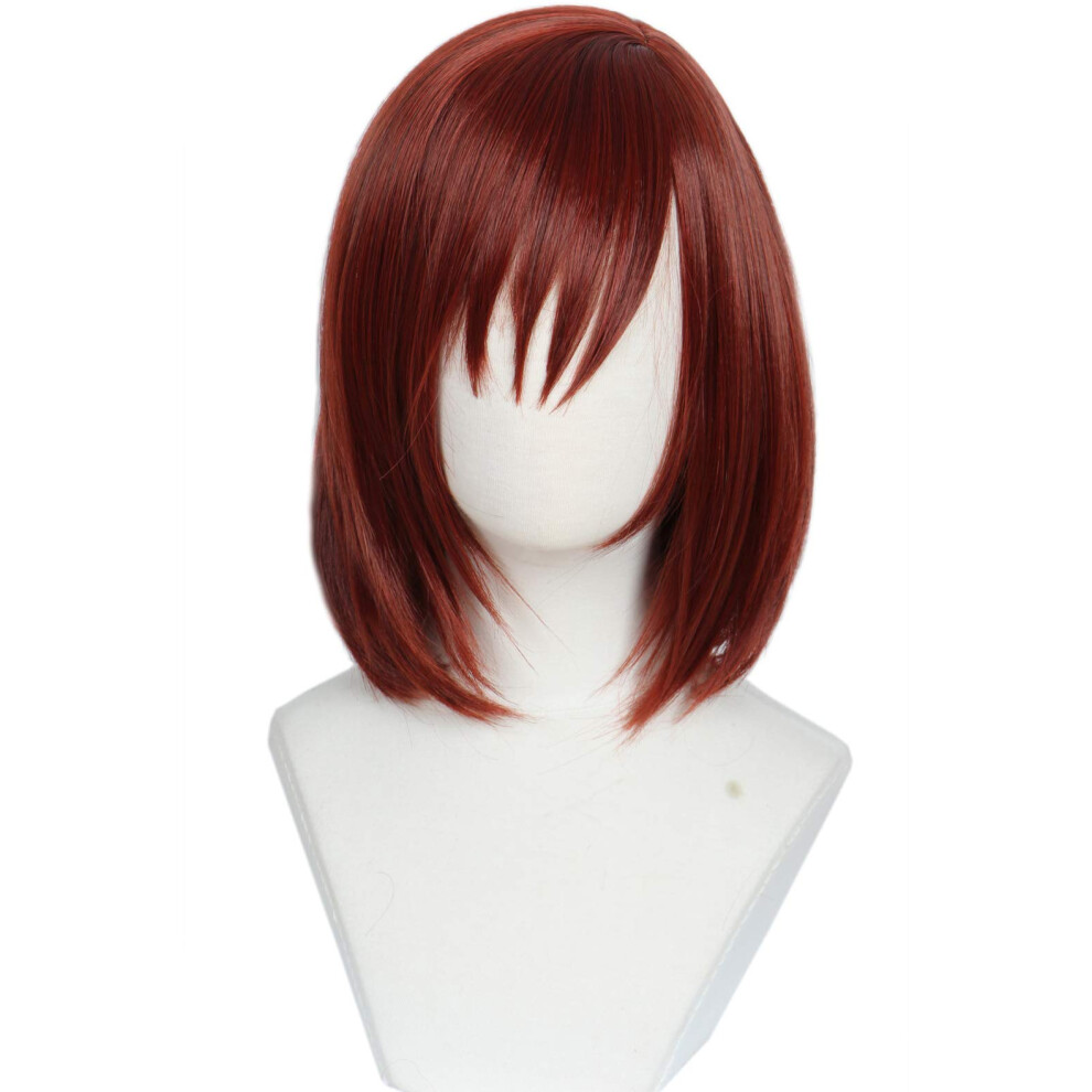Linfairy Parrucca Kairi Mista Rossa Parrucca Per Costume Cosplay Di Halloween Per Capelli Da Festa Per Donne-image