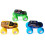 Monster Jam Monster Jam Charged Crushers 3-Pack (Grave Digger Son-Uva Digger e Earth Shaker) scala 1:64 3