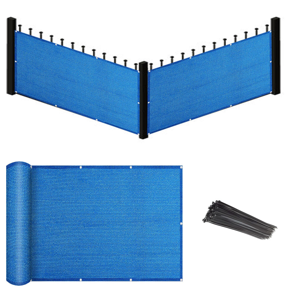 Brise-vue en maille d   corative pour balcon, protection contre les UV et les intemp   ries, pour terrasse, jardin, balcon