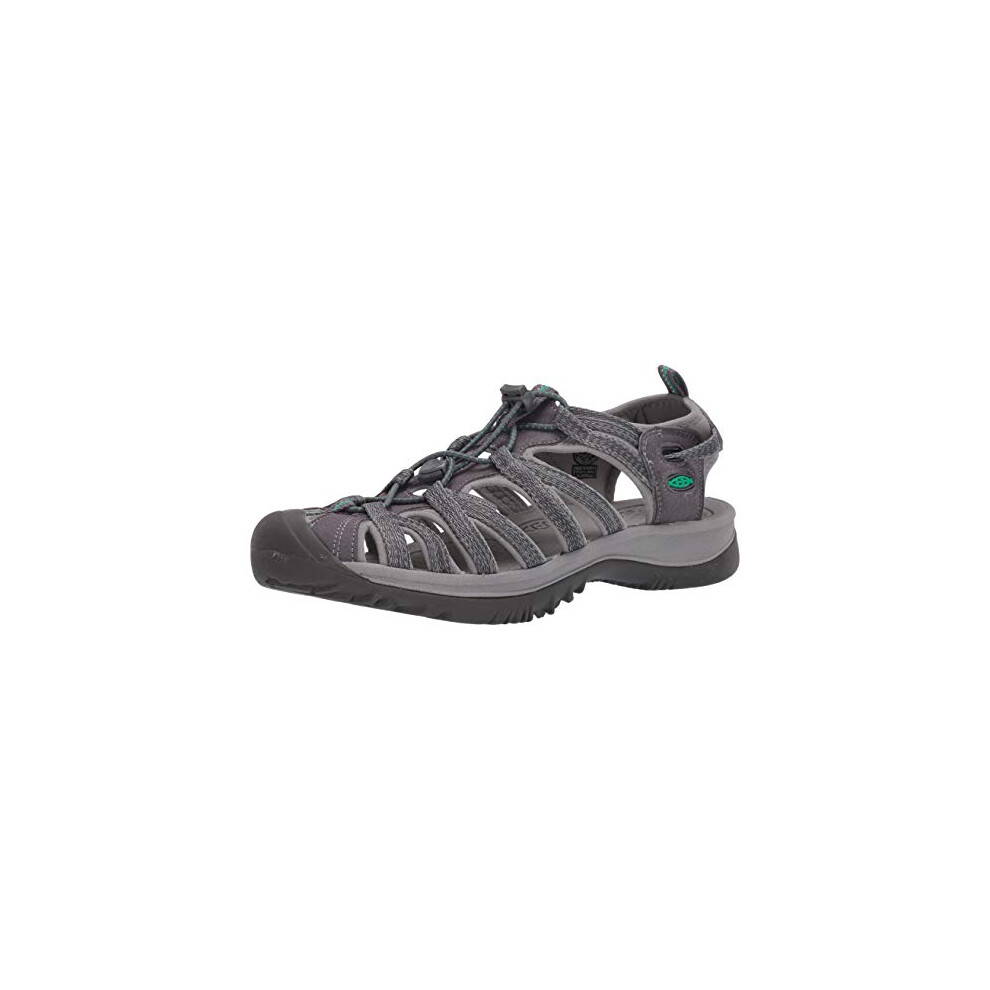 Sandales de sport     bout ferm    KEEN Whisper pour femmes Gris moyen Vert paon