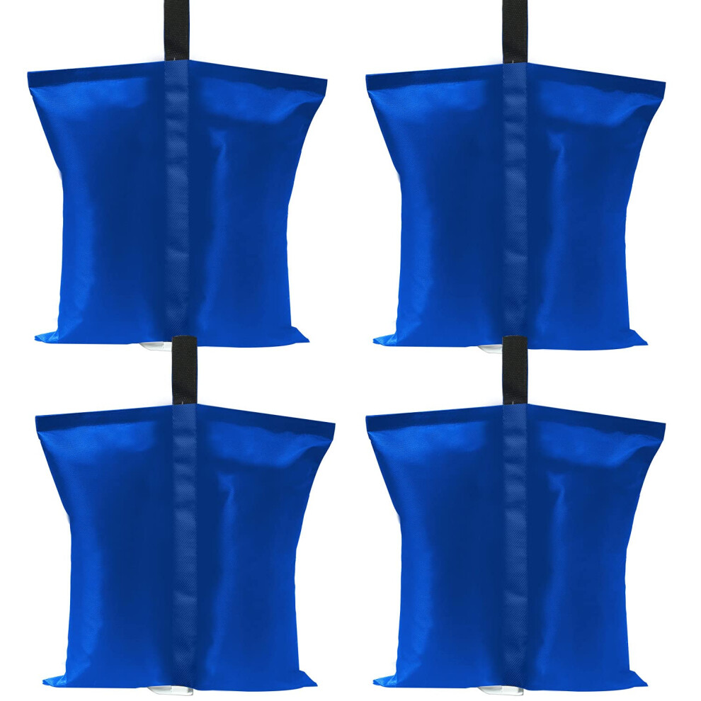 ABCCANOPY Lot de 4 sacs de sable pour tente et poids pour auvent (bleu)