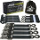 JACO Cintas de Ratchet Resistentes - 1.6 polegadas x 8 pés (Pacote com 4) | Kit de Fixação com Laços Macios - 5,208 lbs (Preto) 1