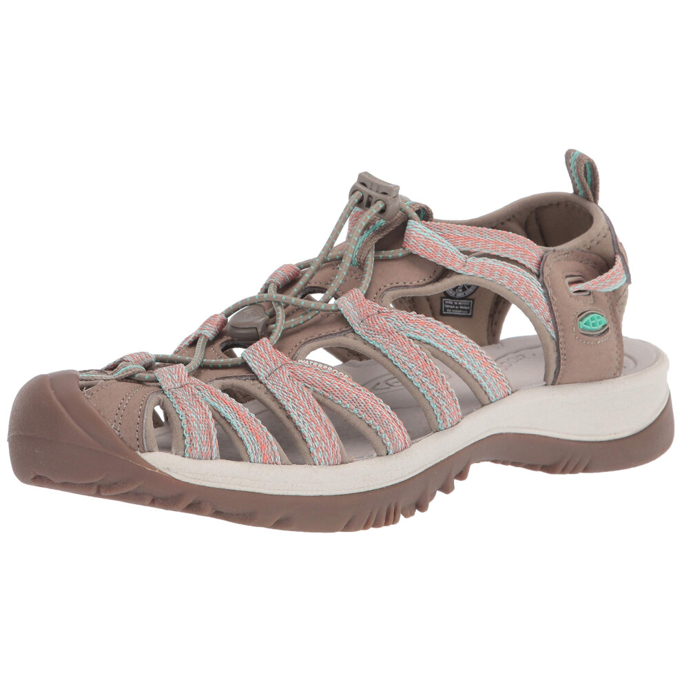 KEEN Womens Whisper closed Toe Sport Sandals Taupecoral 95