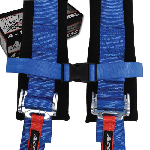 Aces racing 5 -punkts sele med 2 tommer polstring E4 -certificeret (bl?) 2