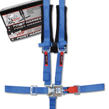 Aces racing 5 -punkts sele med 2 tommer polstring E4 -certificeret (bl?)