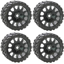 Powerhobby Raptor Belted Monster Truck RC D?k/hjul W 17mm hex (4) Sport Forbindelse Passer til Arrma udst?dt Kraton Talion Notorious Fazon Speed