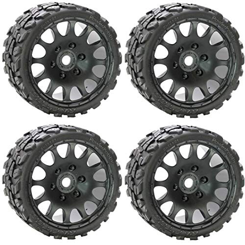 Powerhobby Raptor Ραφτό Τροχού Μοντέρ Τροχοφόρων RC με 17mm Hex (4) Σπορ Σύνθεση