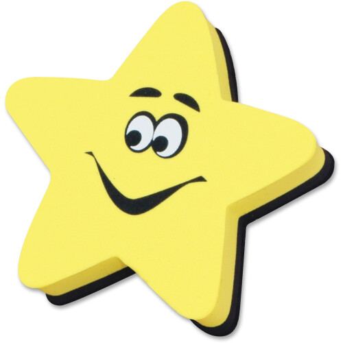 Mailbox -b?gerne Ashley Magnetic Whiteboard Eraser Star 6 EA/BD (ASH10016)