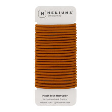 Cyndibands Elastici per Capelli - Arancione Rame - 24 Pezzi, 4mm x 4.5cm Diametro