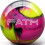 Palla da bowling Pyramid Path (rosa/giallo/nero 9 libbre) 1