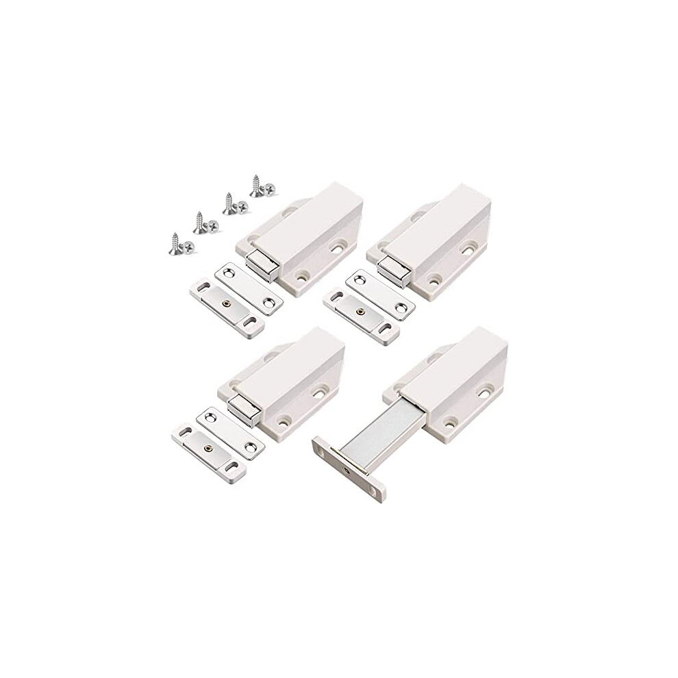 Magnetic Push Latch Heavy Duty Jiayi 4 Pack Push To Open Cabinet Hardw 778365458025