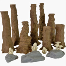 Extruded Gaming Bosbomen Set 3