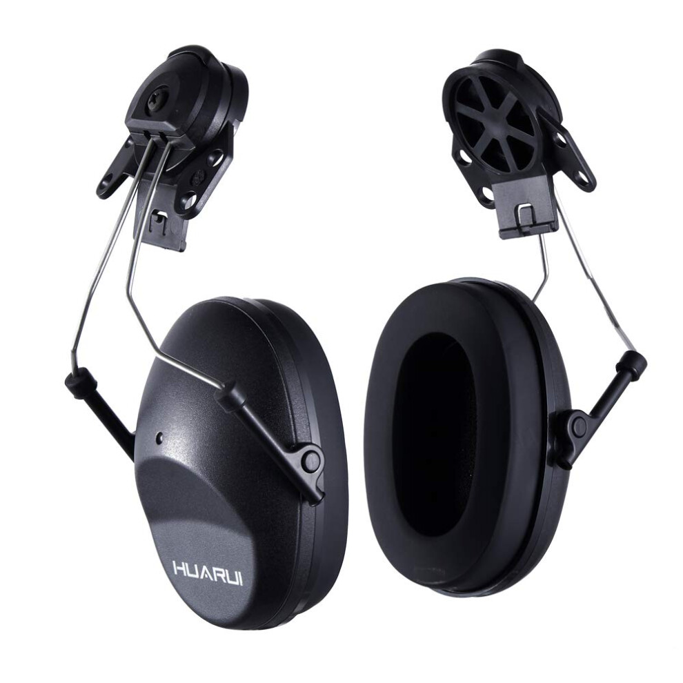 Huarui Noise Cancelling Helmet Attachable Ear Muffs Blocking Sound Red 791313495064